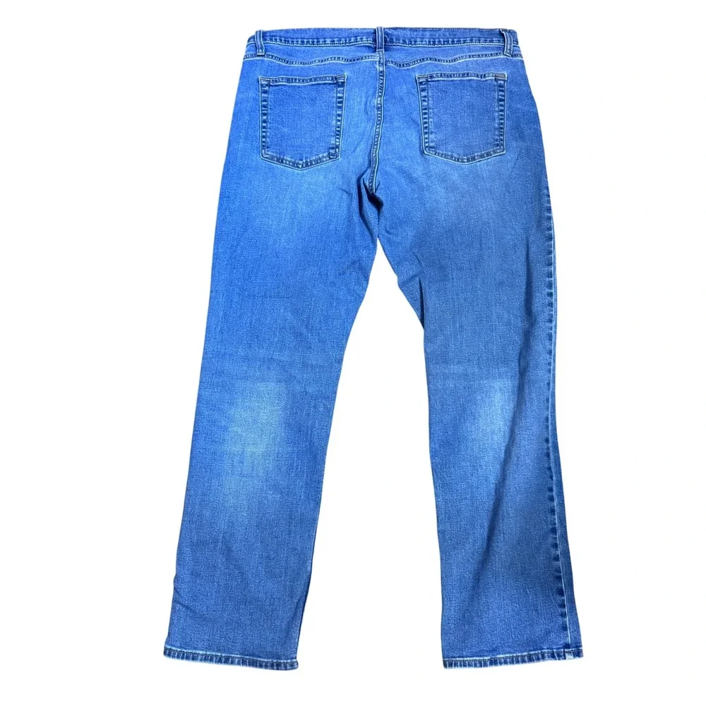 Goodfellow Mens 38x32 Athletic Fit Jeans Blue TruTemp 365 Straight Leg